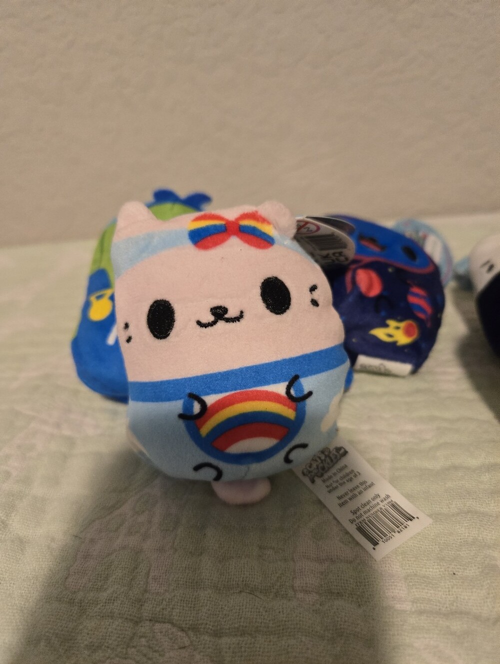 NWT Cepia Kittens VS. Gherkins Lil Rainbow Meow Plush #20.